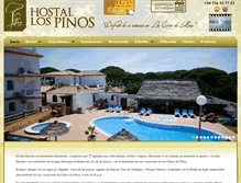 Tablet Screenshot of hostalospinos.com